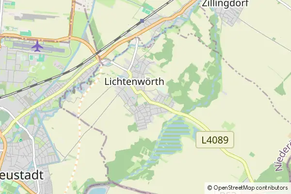 Mapa Lichtenwoerth