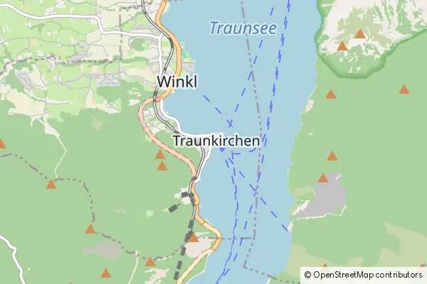 Mapa Traunkirchen