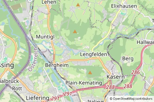 Mapa Bergheim