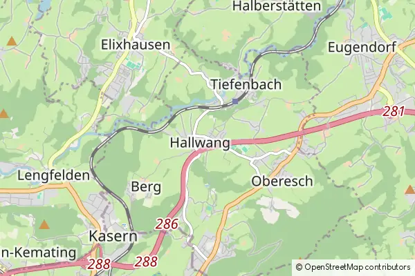 Mapa Hallwang