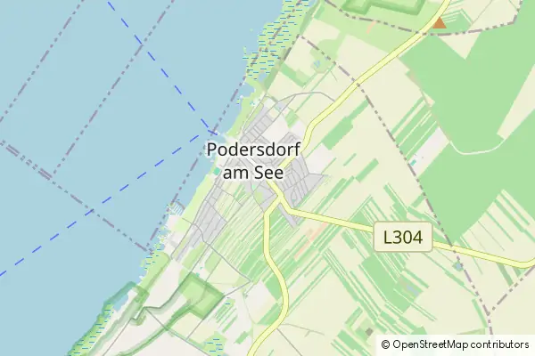 Mapa Podersdorf am See