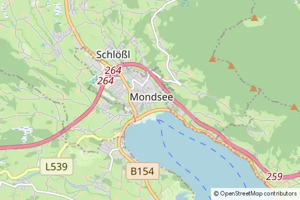 Mapa Mondsee