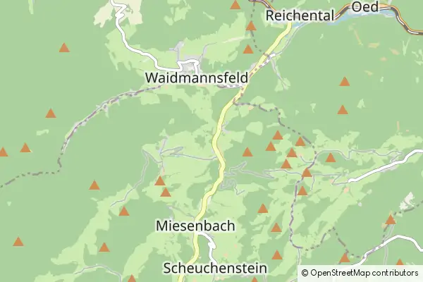 Mapa Miesenbach