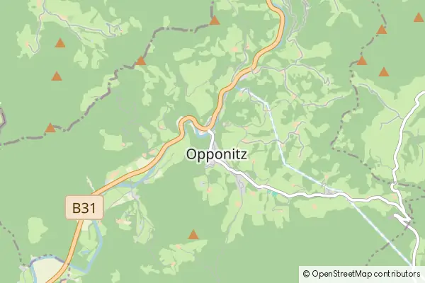 Mapa Opponitz