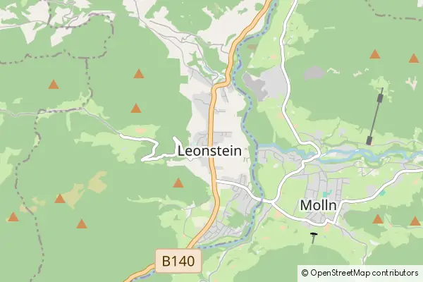 Mapa Leonstein