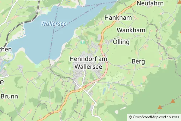 Mapa Henndorf am Wallersee