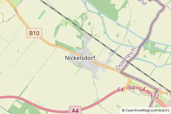 Mapa Nickelsdorf