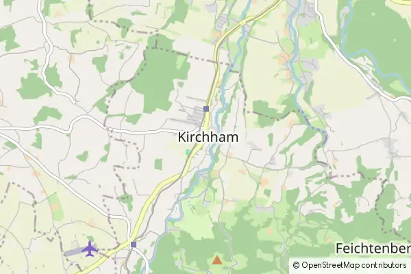 Mapa Kirchham