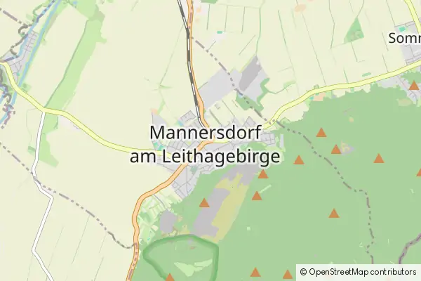 Mapa Mannersdorf am Leithagebirge