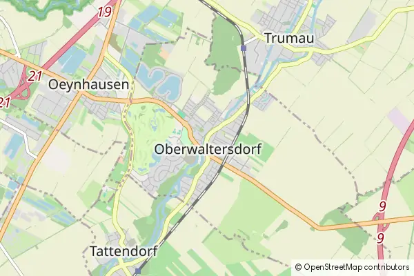 Mapa Oberwaltersdorf