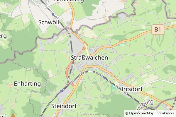 Mapa Strasswalchen