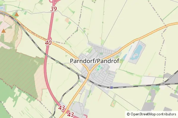 Mapa Parndorf