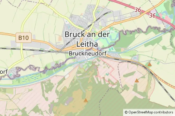 Mapa Bruckneudorf