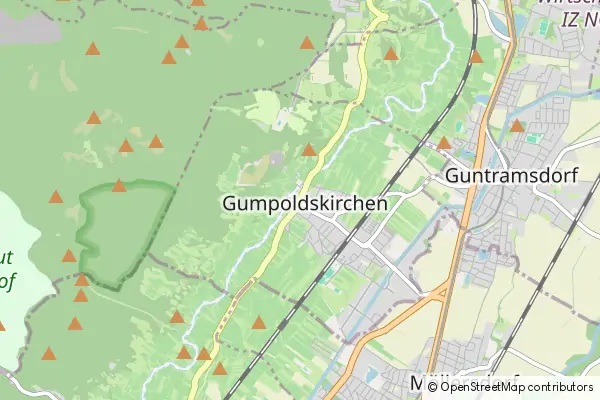 Mapa Gumpoldskirchen