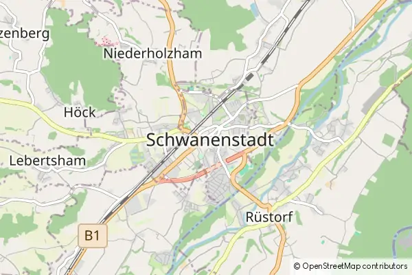 Mapa Schwanenstadt