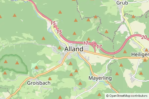 Mapa Alland