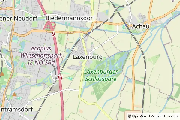 Mapa Laxenburg