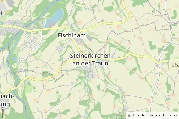 Mapa Steinerkirchen an der Traun