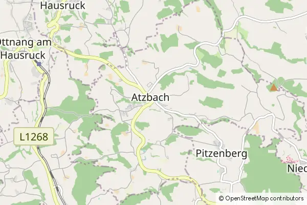 Mapa Atzbach