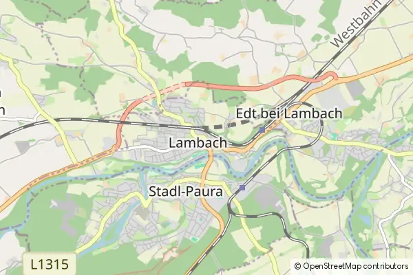 Mapa Lambach