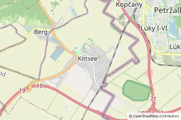 Mapa Kittsee