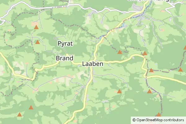 Mapa Brand-Laaben