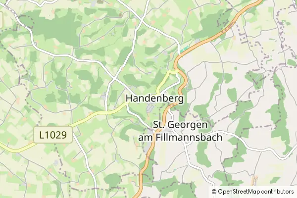 Mapa Handenberg