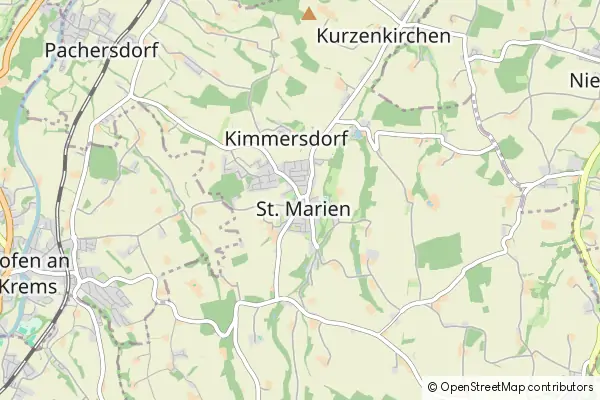 Mapa Sankt Marien