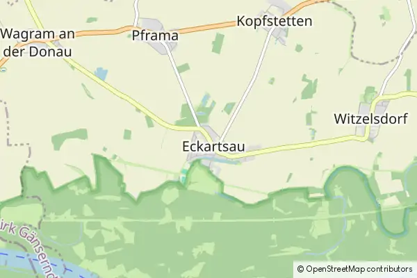 Mapa Eckartsau