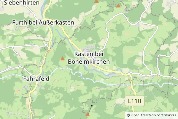 Mapa Kasten bei Boeheimkirchen