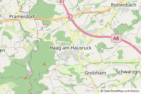 Mapa Haag am Hausruck