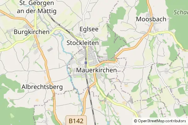 Mapa Mauerkirchen