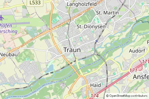 Mapa Traun