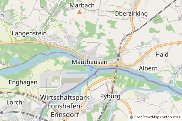 Mapa Mauthausen