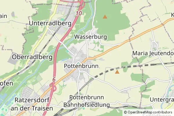 Mapa Pottenbrunn