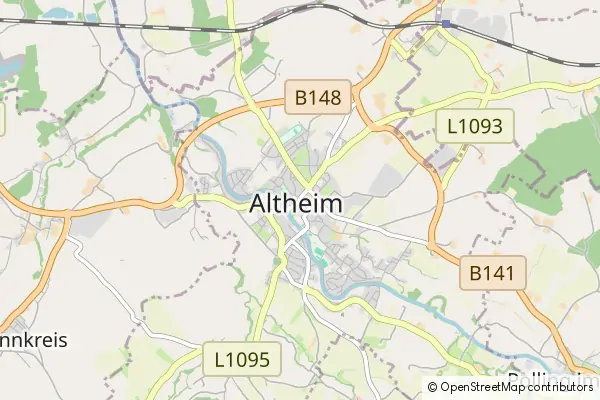 Mapa Altheim