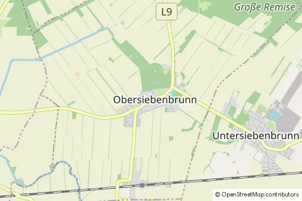 Mapa Obersiebenbrunn