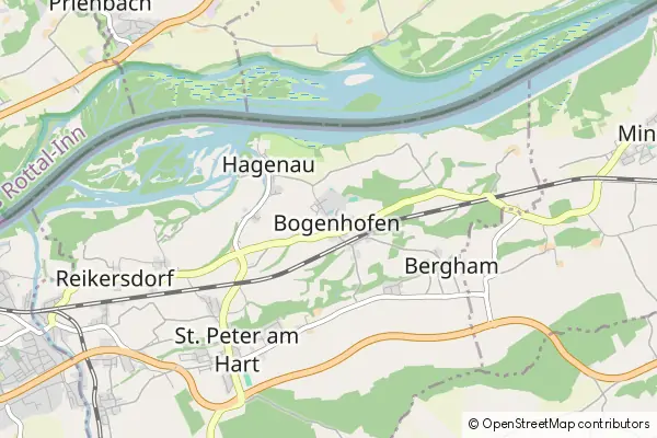 Mapa Bogenhofen