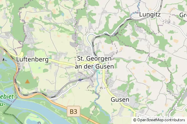 Mapa Sankt Georgen an der Gusen