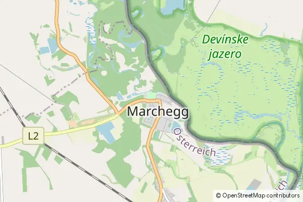 Mapa Marchegg