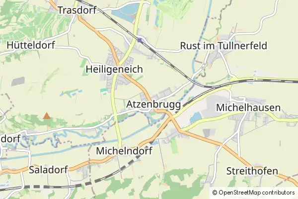 Mapa Atzenbrugg