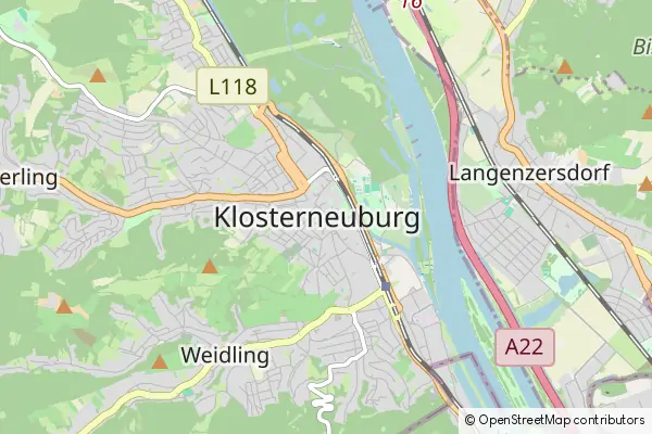 Mapa Klosterneuburg