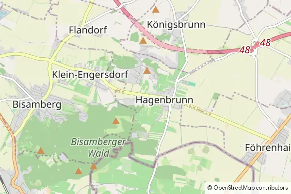 Mapa Hagenbrunn