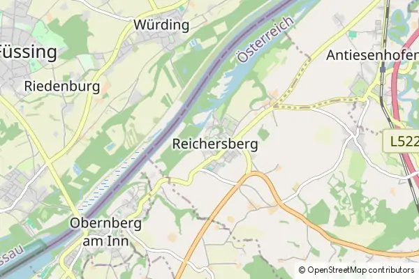 Mapa Reichersberg