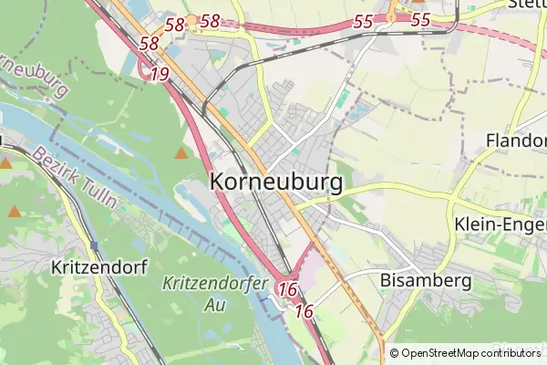 Mapa Korneuburg