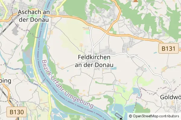 Mapa: Feldkirchen an der Donau • © OpenStreetMap contributors Mapa Feldkirchen an der Donau