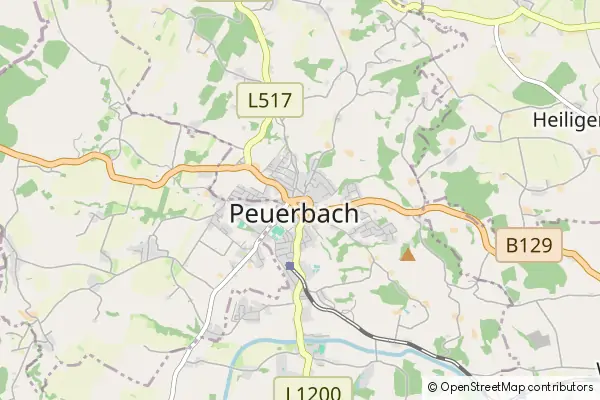 Mapa Peuerbach