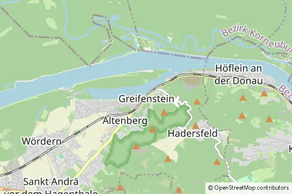 Mapa Greifenstein