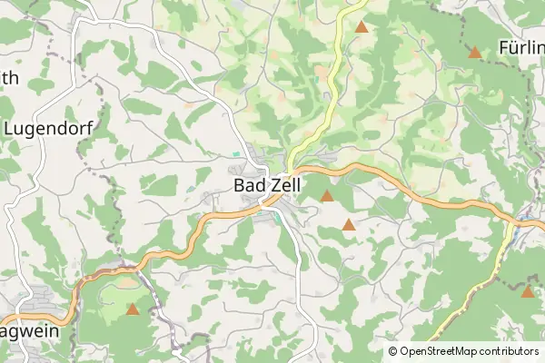 Mapa Bad Zell