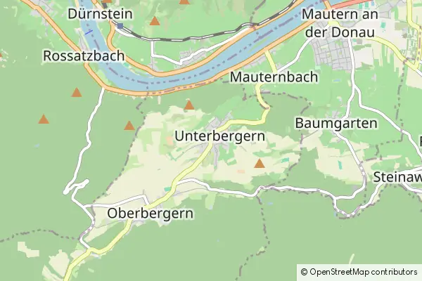 Mapa Unterbergern